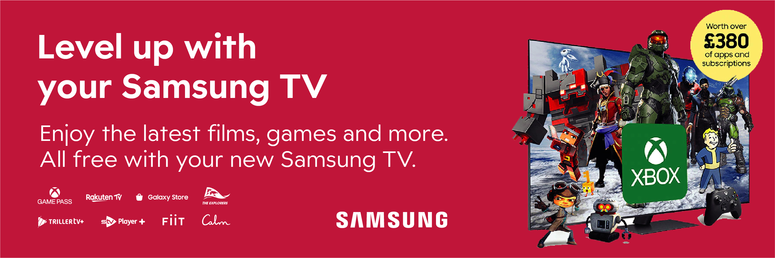 Level up with your Samsung TV