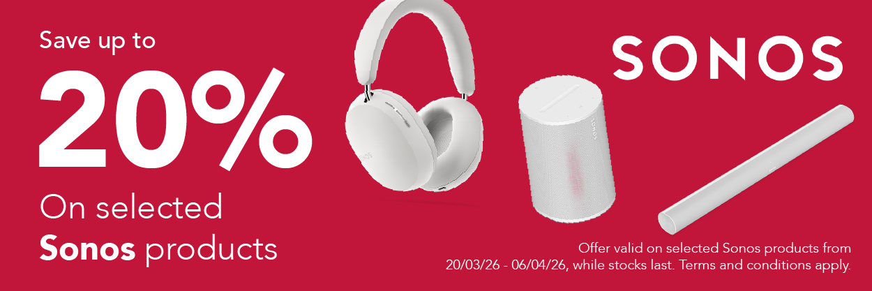 20% off Selected Sonos Products