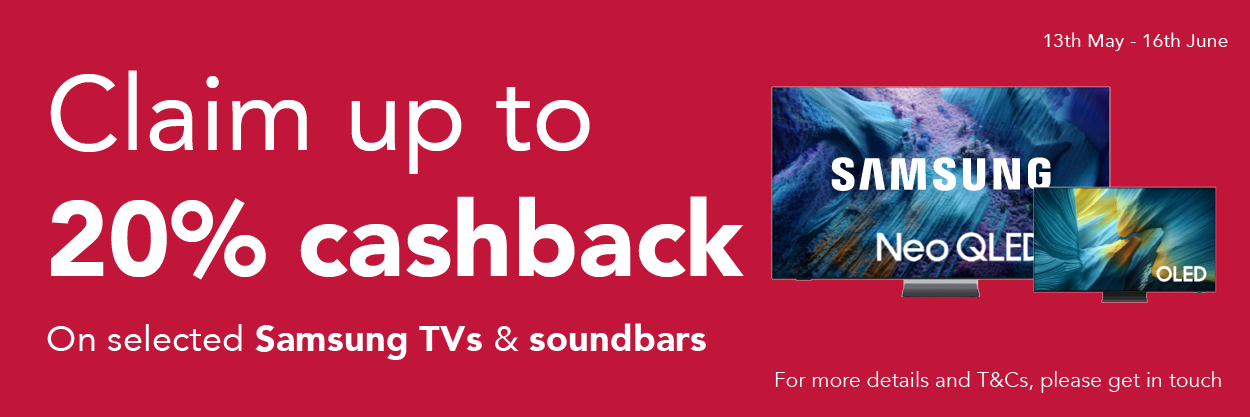 Claim up to 20% cashback